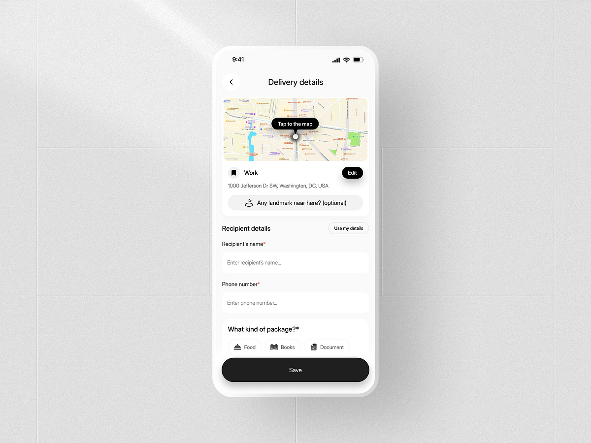 Super App Design | Delivery, Transport & Wallet System Image 5