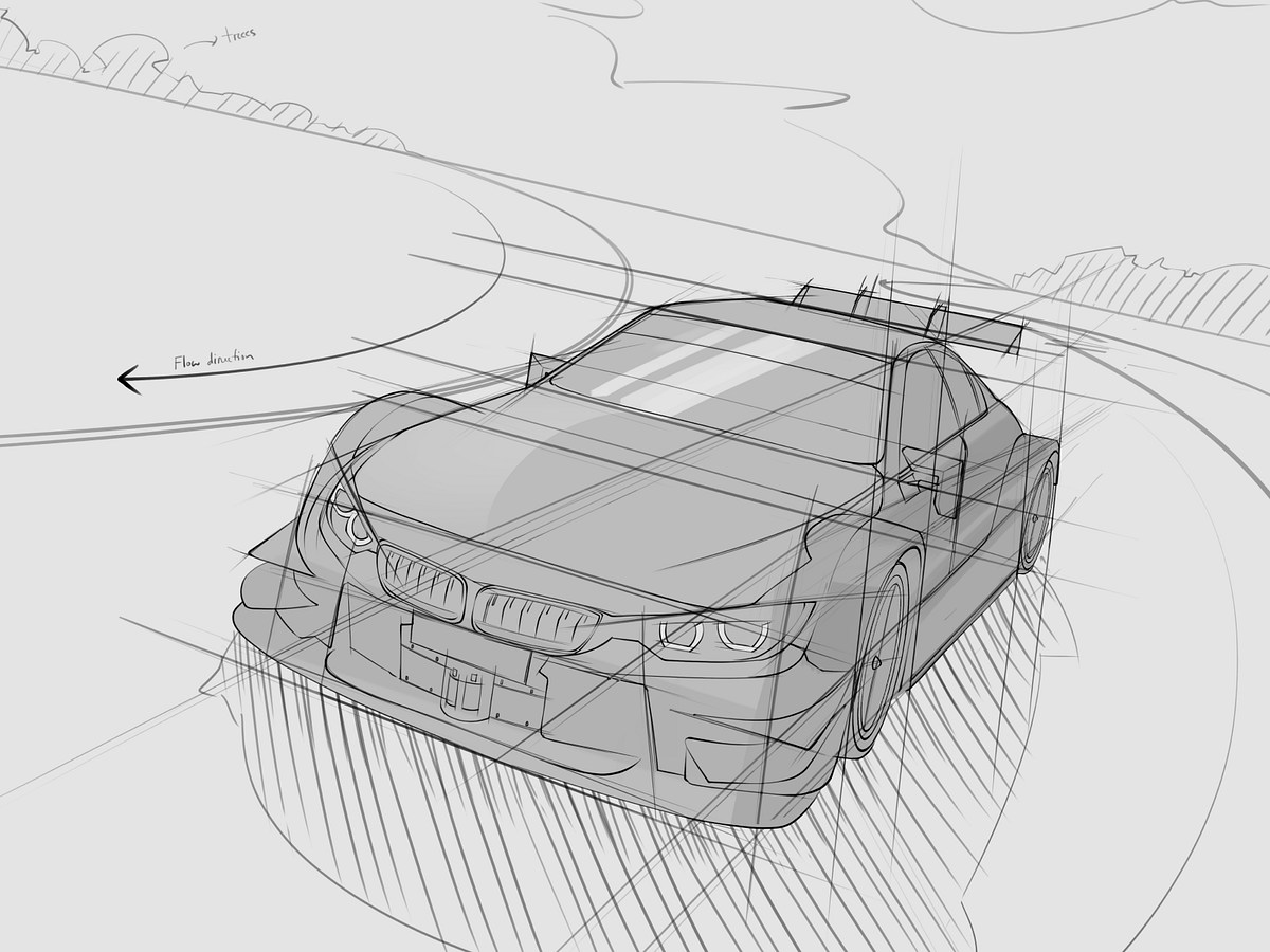 Overlock 92 - Car Racing Illustration Image 0