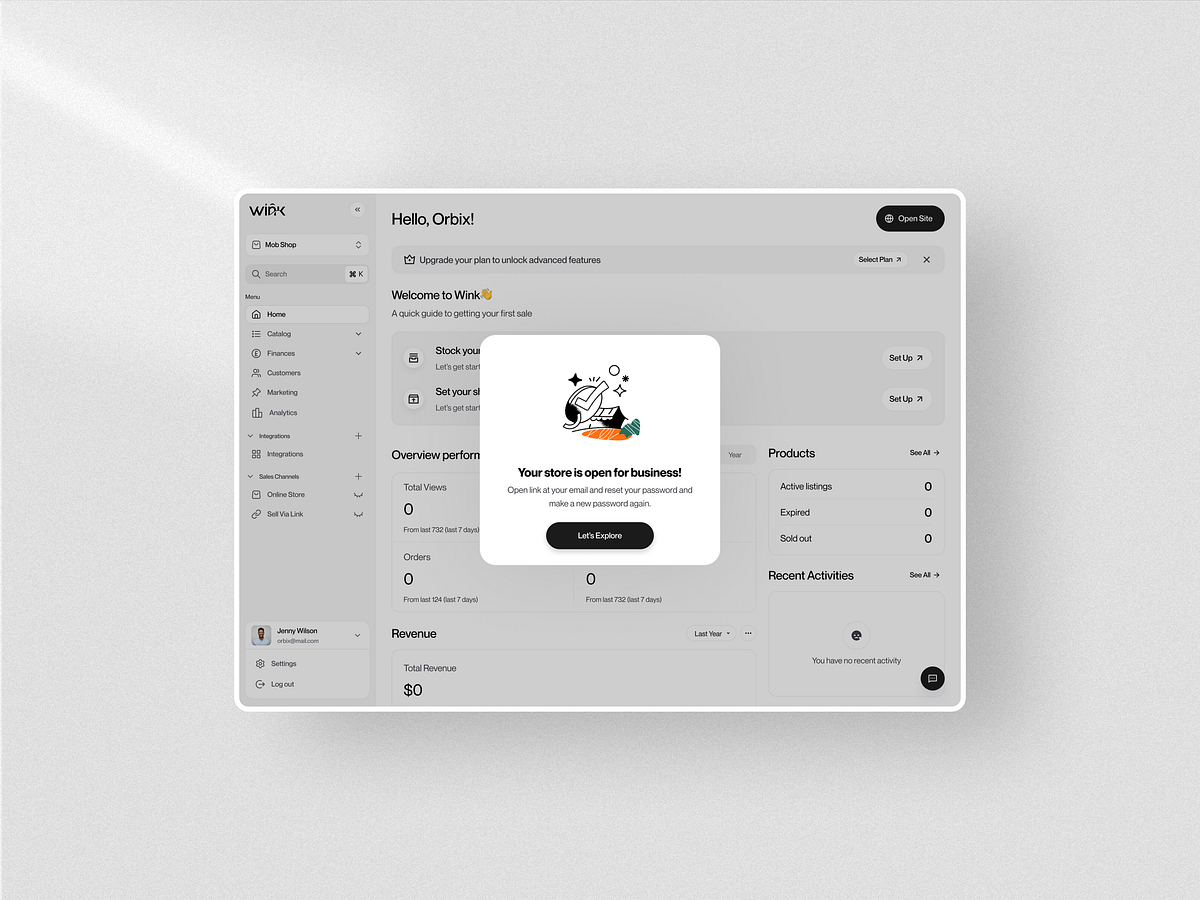 E-commerce Dashboard Onboarding Flow - Seller Setup & Security Image 6