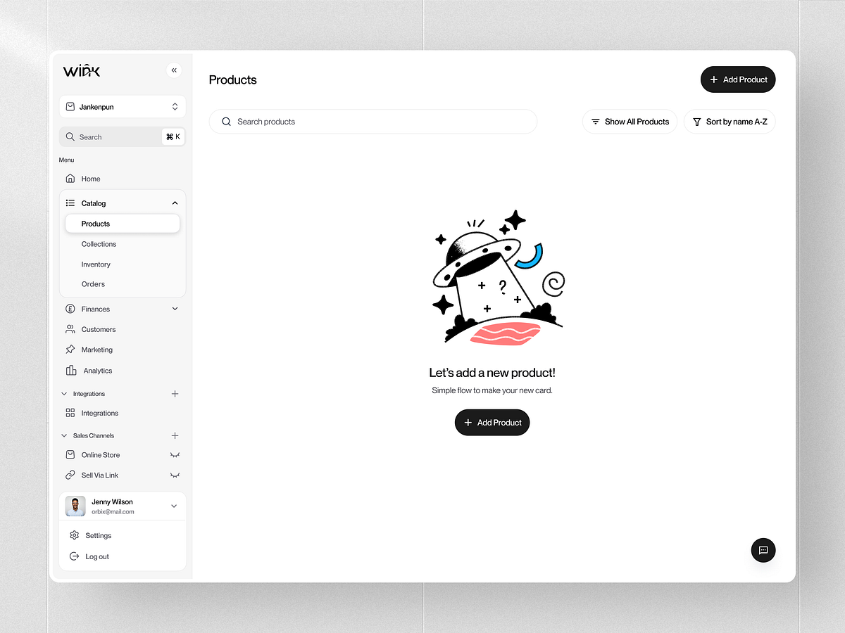 Modern E-commerce Product Management Dashboard Image 4