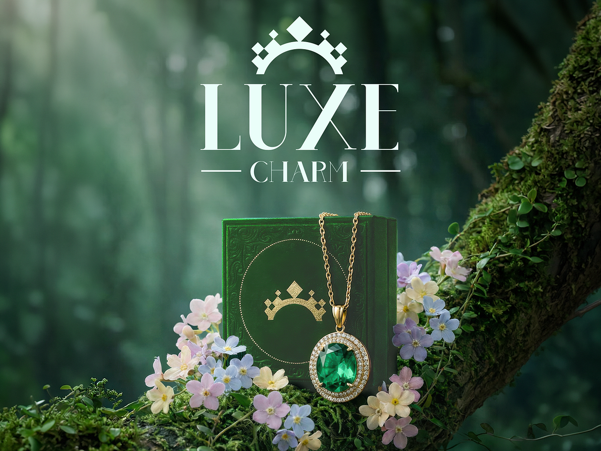 Luxe Charm Jewelry Branding & Packaging Design Image 3