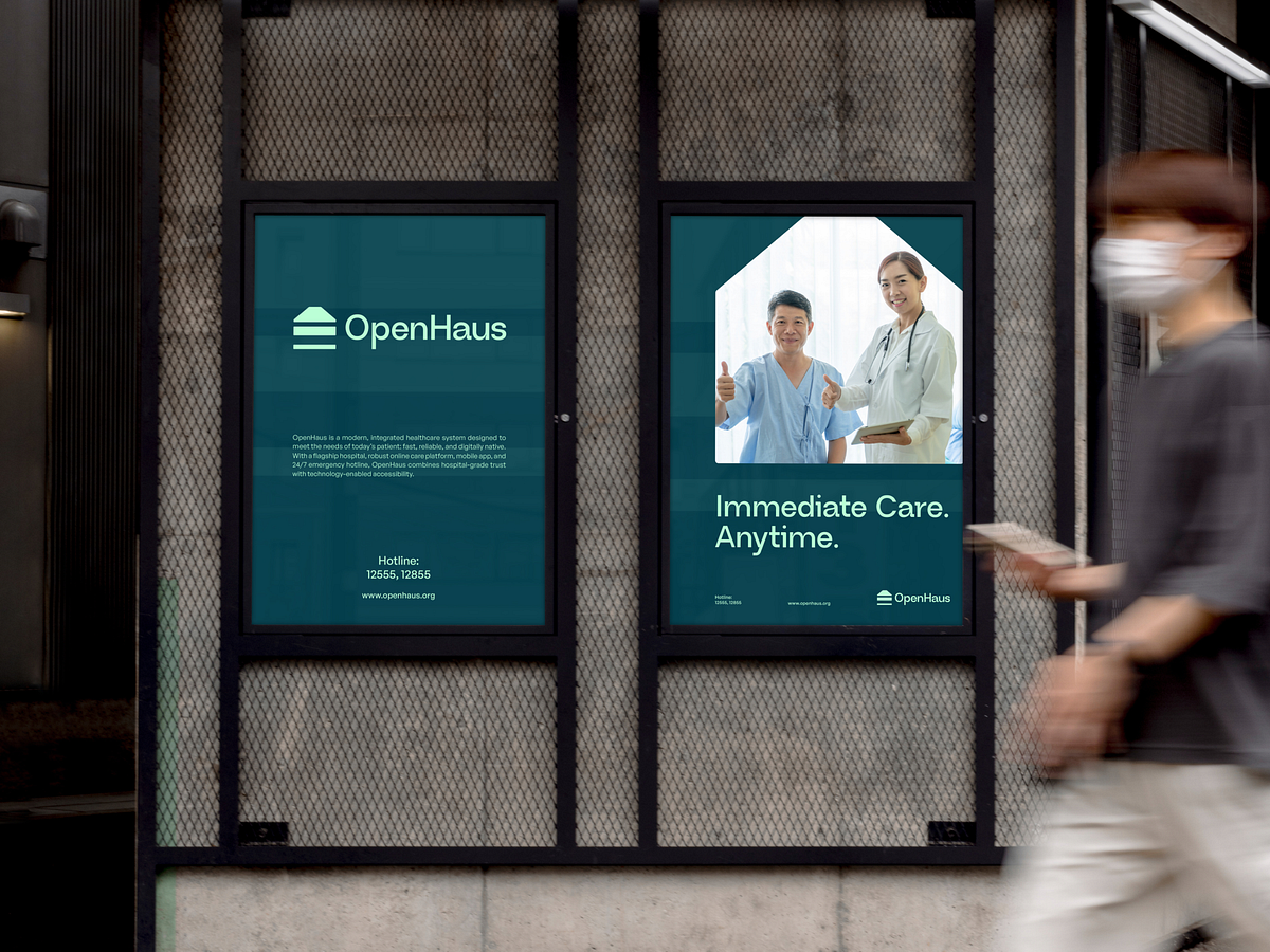OpenHaus – Healthcare Brand Identity & Visual System Image 1