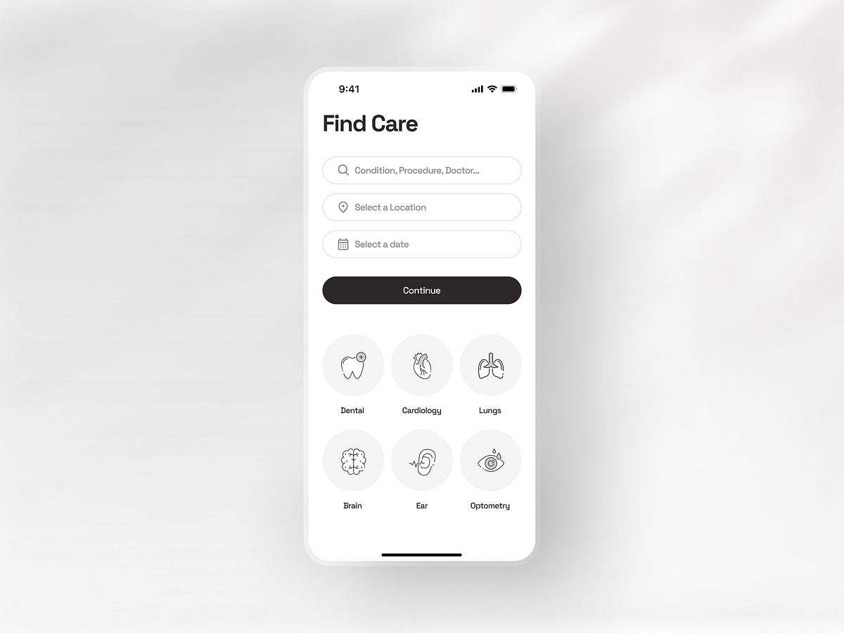 Healthcare Mobile App UI – Doctor Appointment & Medical Booking Experience Image 3