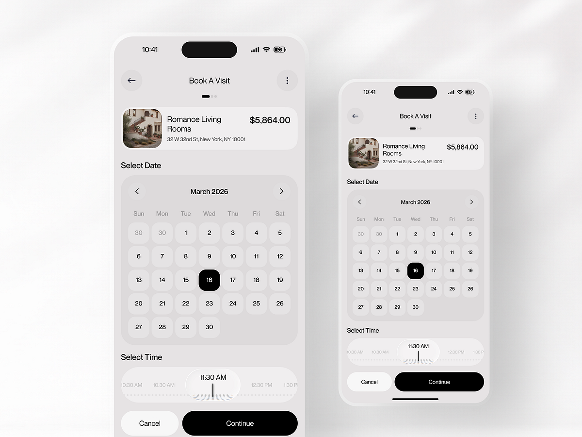 Aurex Living — Real Estate Mobile App Design Image 4