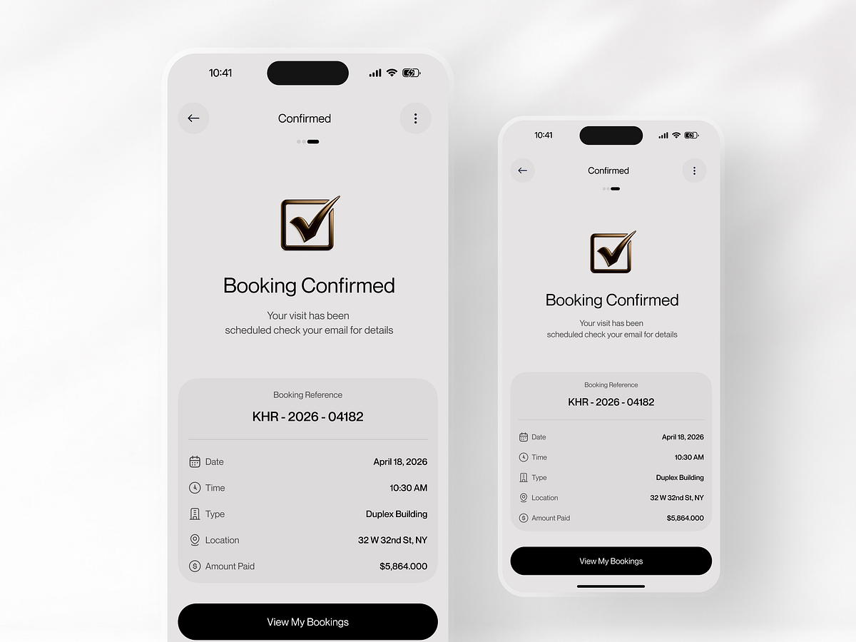 Aurex Living — Real Estate Mobile App Design Image 5