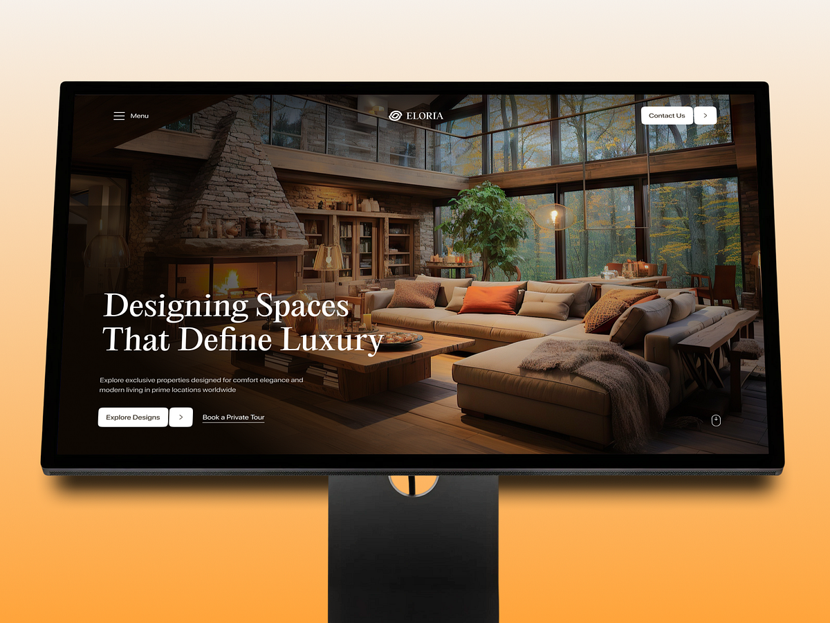 ELORIA - Luxury Real Estate Website Design Image 0