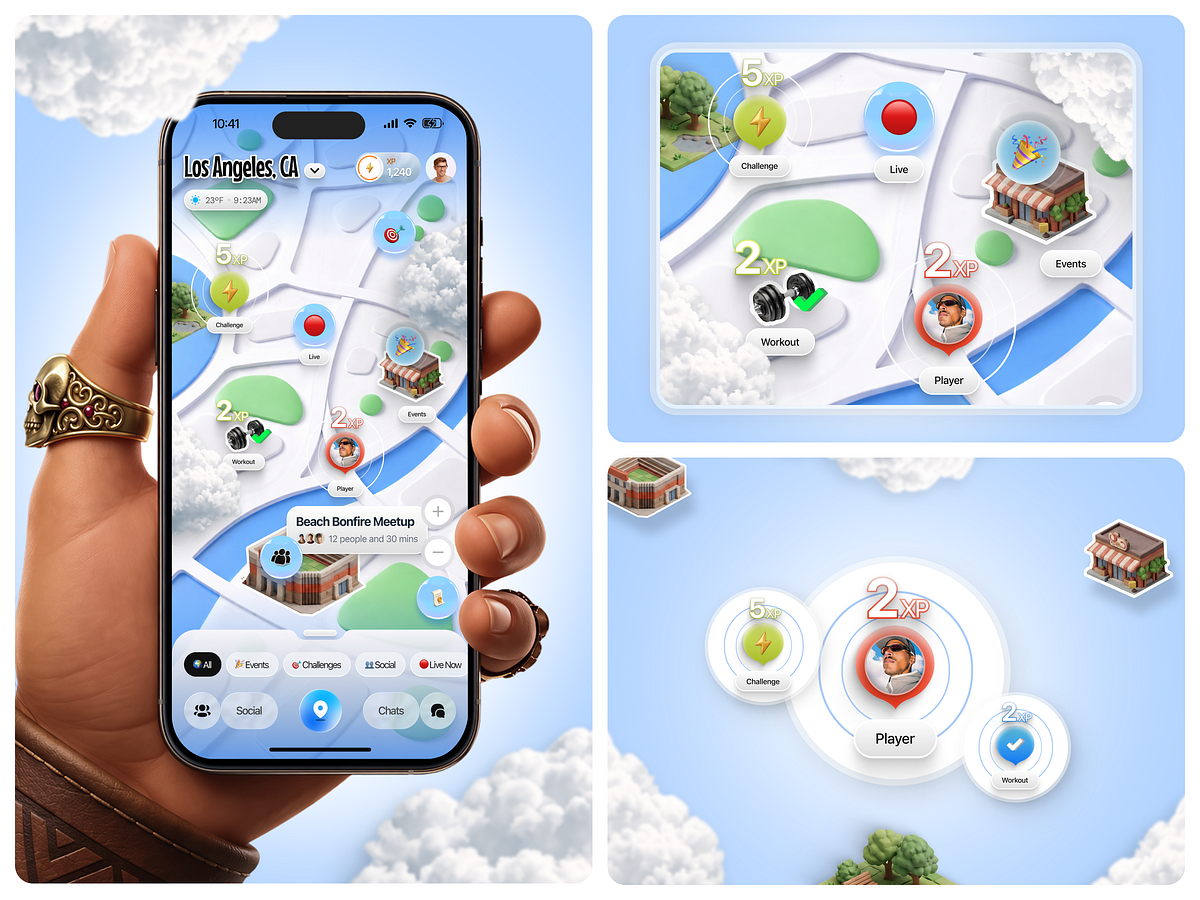Questveil - Real-World RPG Mobile Game Design