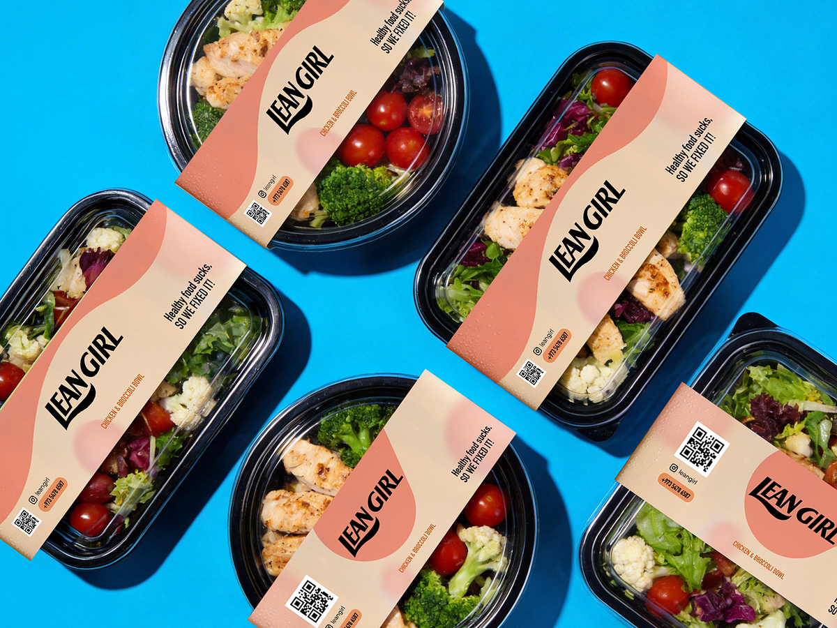 Lean Girl - Food Brand Identity and Packaging Design Image 1