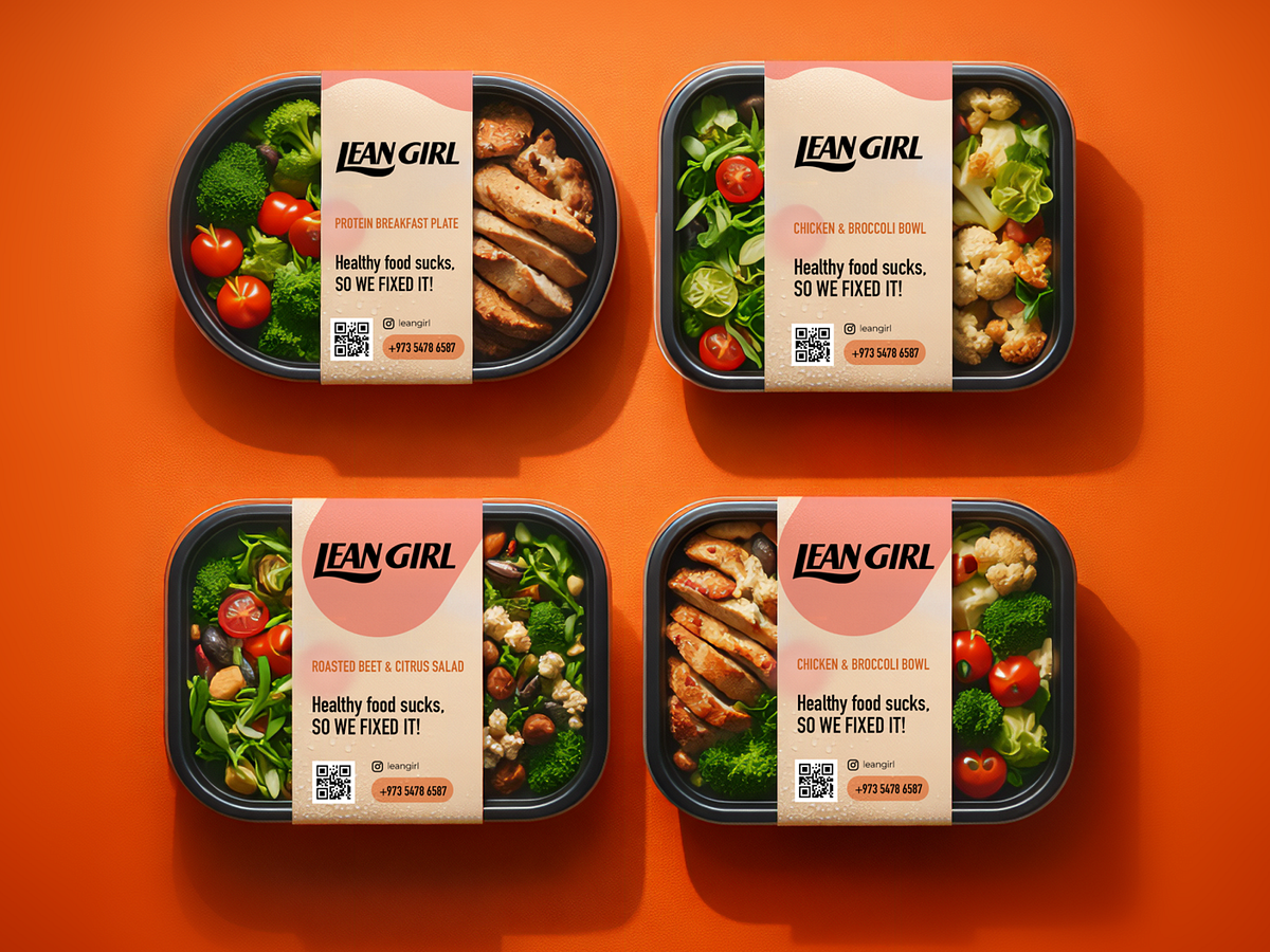 Lean Girl - Food Brand Identity and Packaging Design Image 2