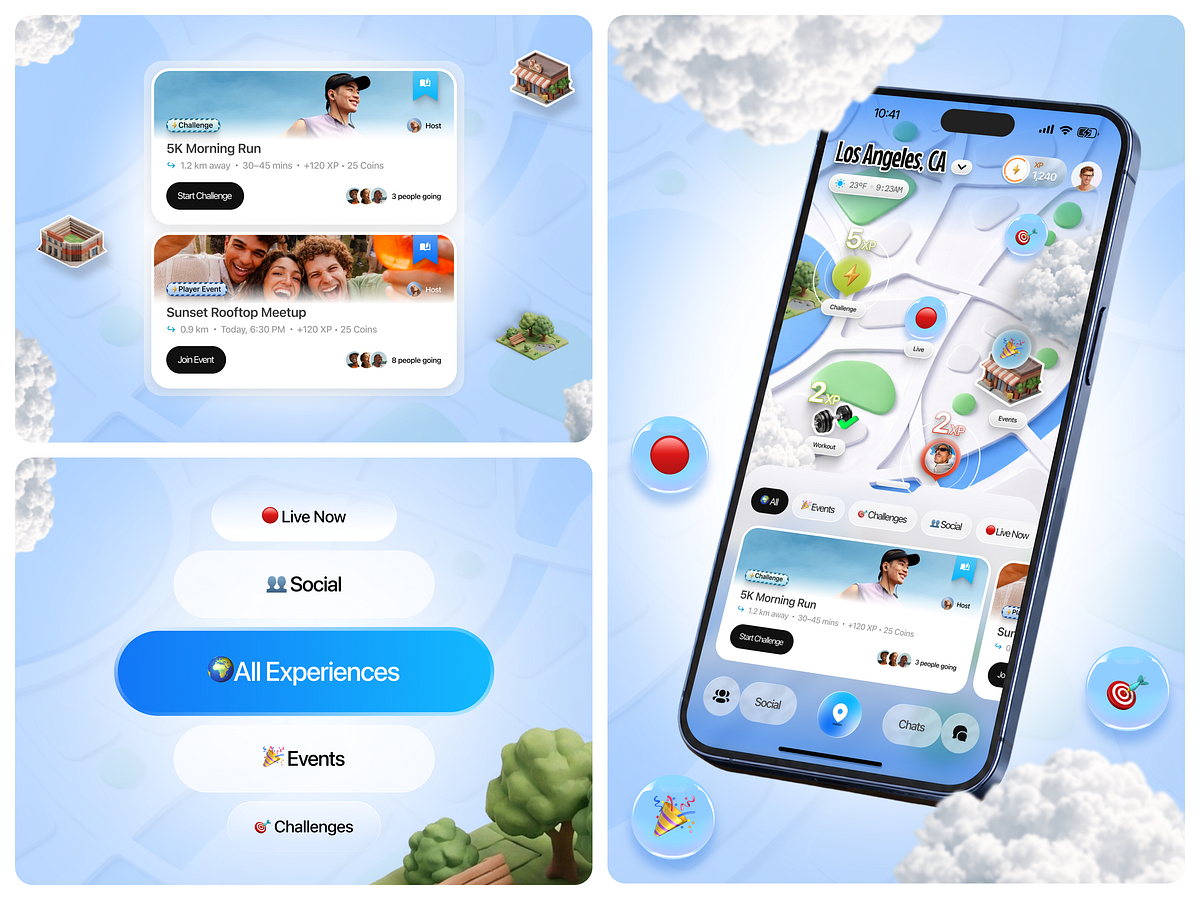 Social Gamification App Design Image 0