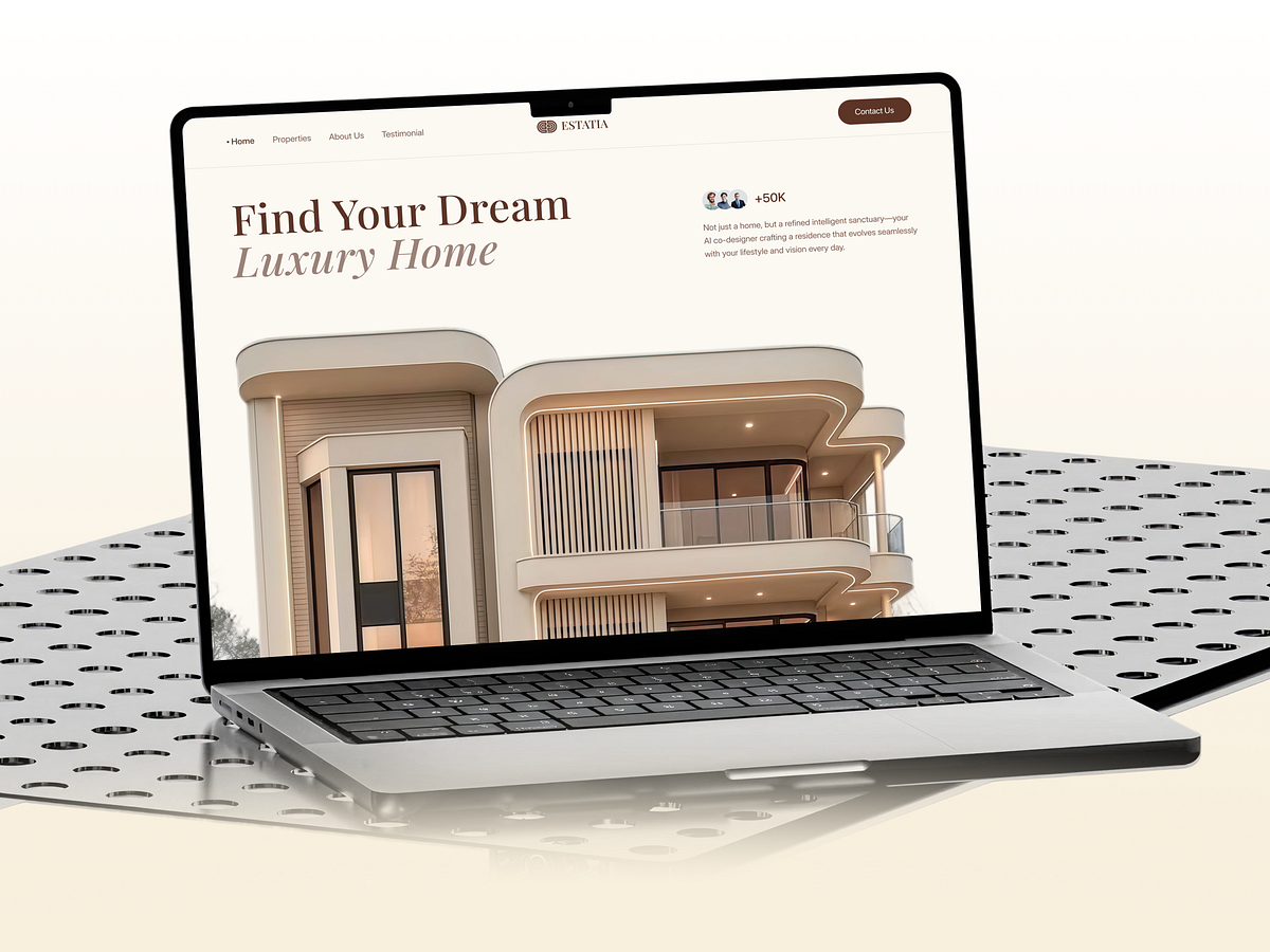 Statia Estates  - Luxury Real Estate Website Design Image 0