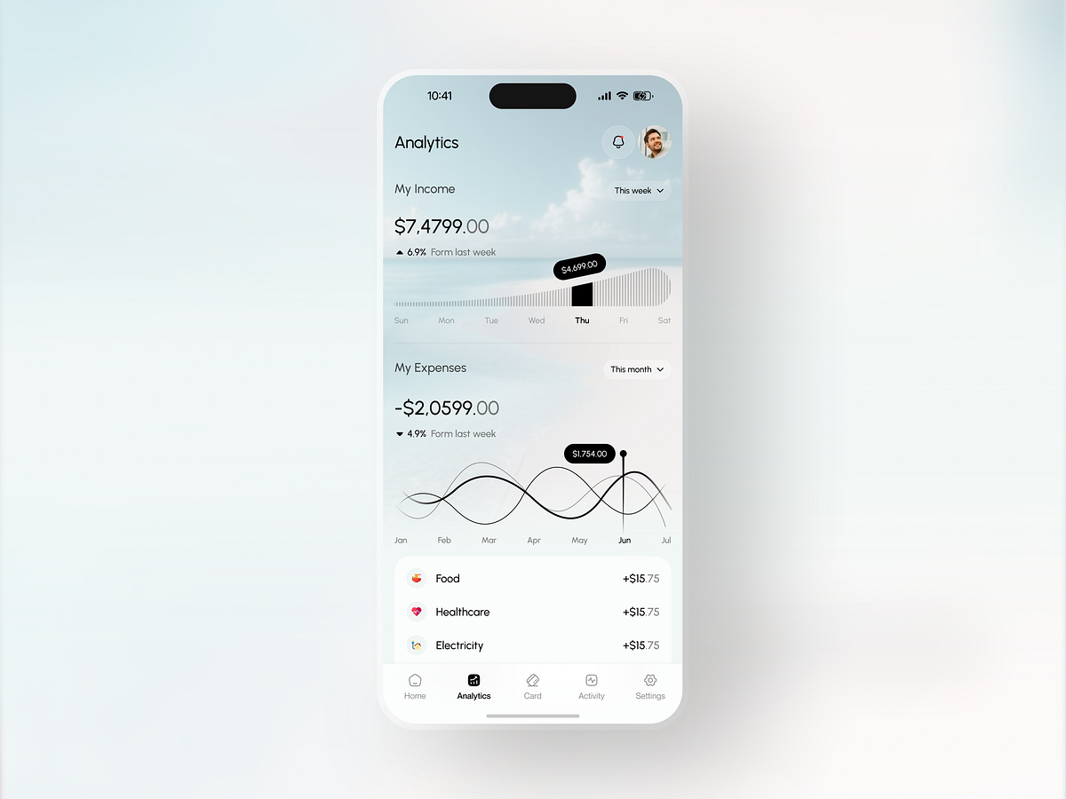Zenvest - Personal Finance and Digital Banking UI Concept Image 2
