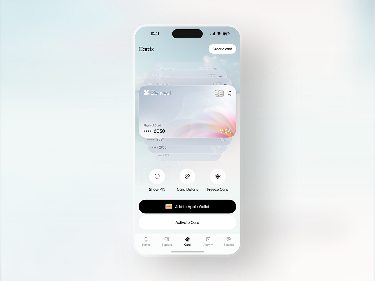 Zenvest - Personal Finance and Digital Banking UI Concept Image 3