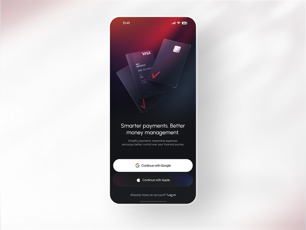 Fintech Payment App UI Design Image 1