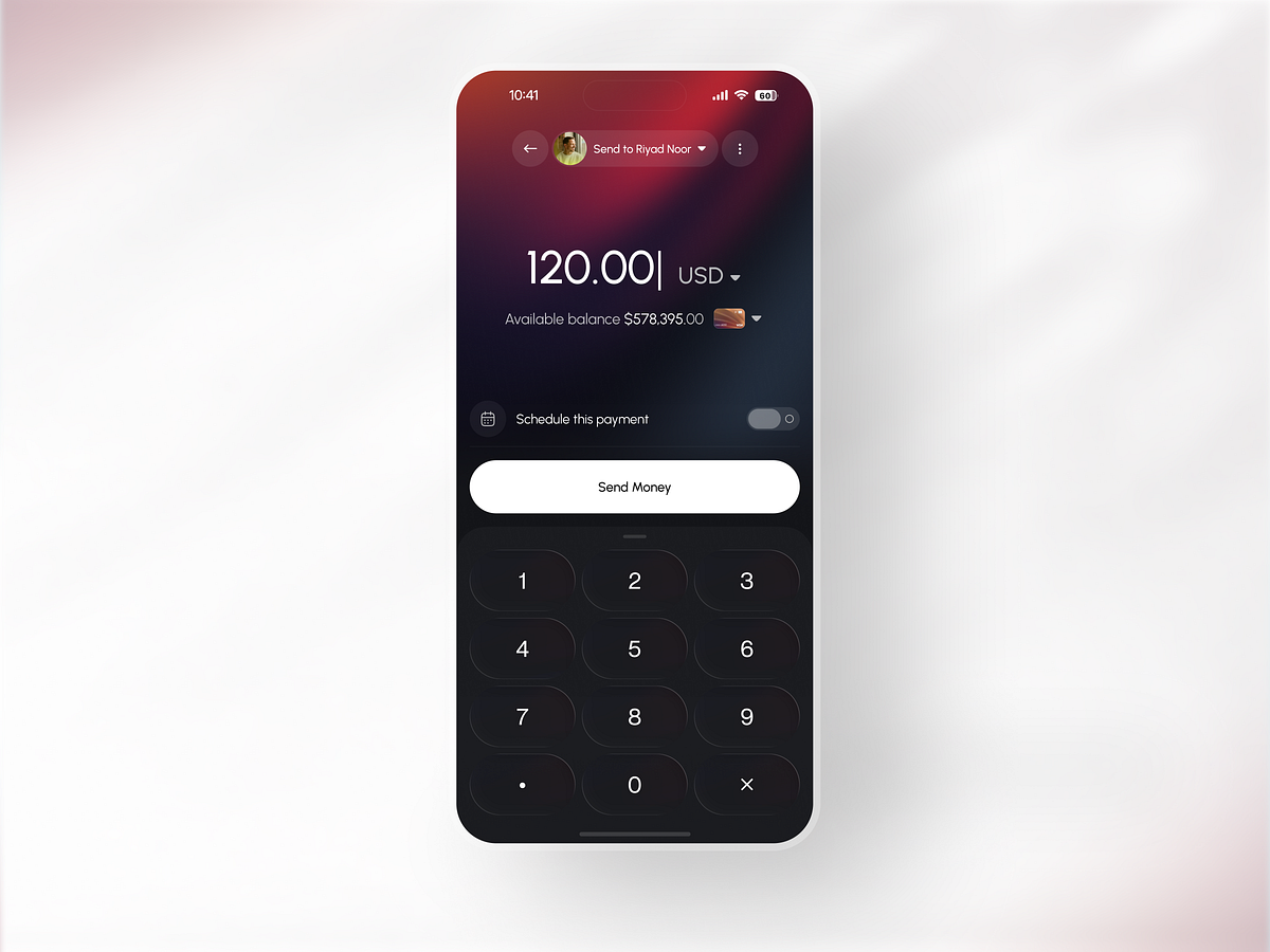 Fintech Payment App UI Design Image 3