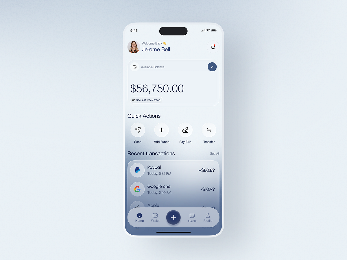 Payno- Fintech Investment App UI Design Image 1