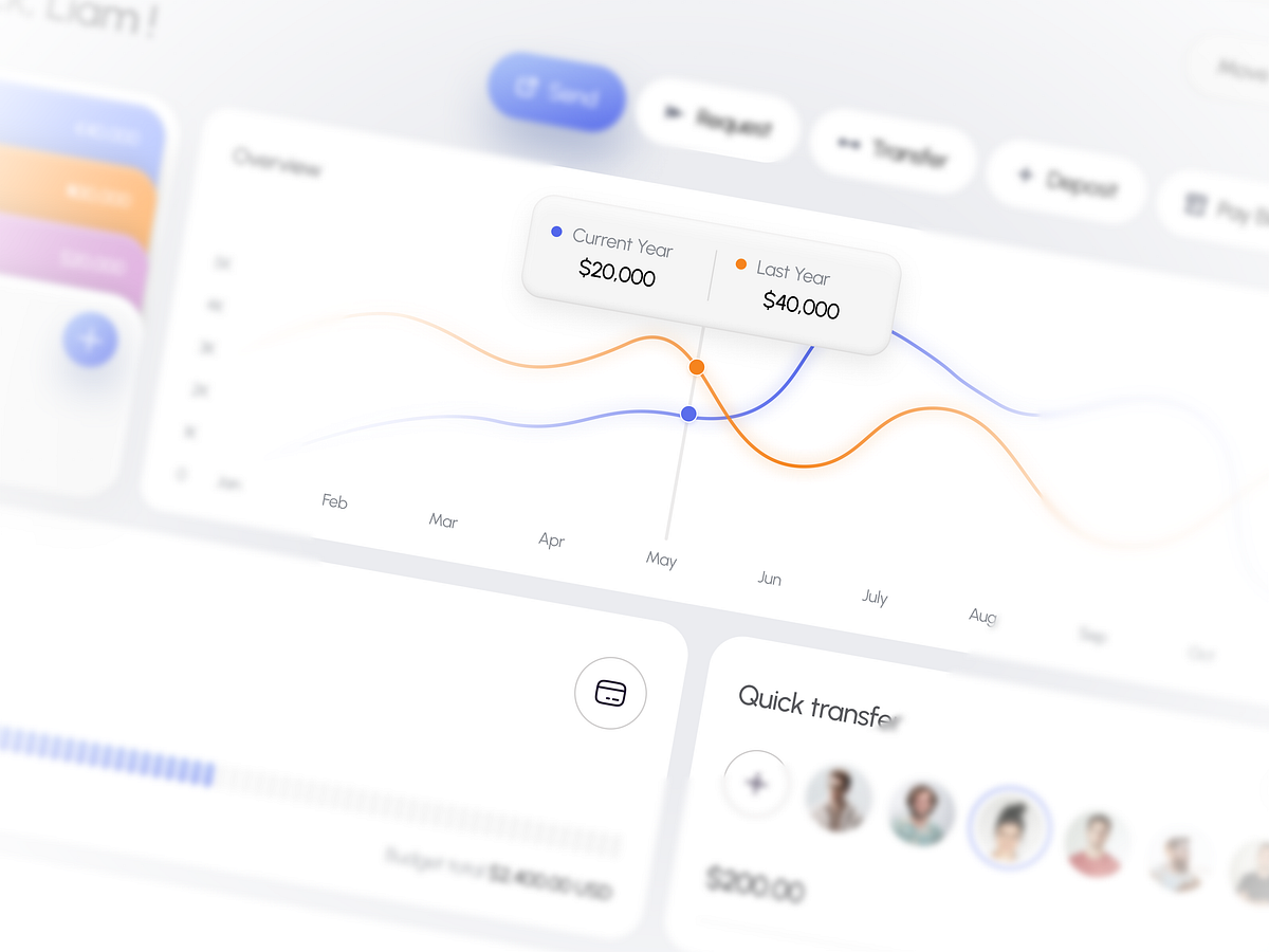 Fintech Banking Dashboard Design Image 0