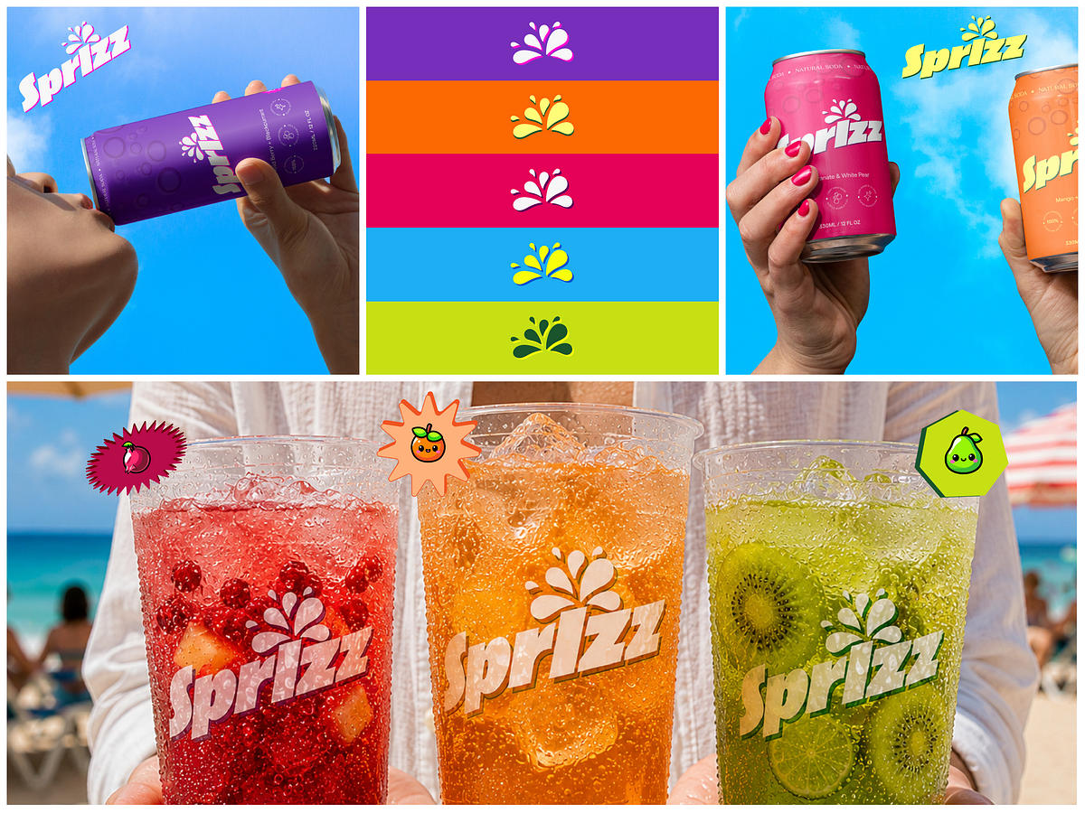 Sprizz - Beverage Brand Identity
