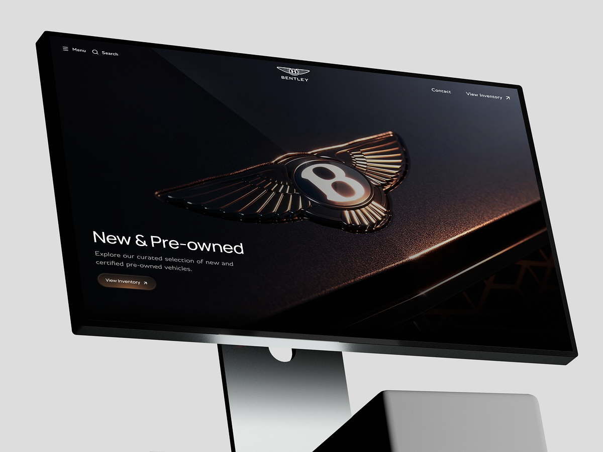 Bentley - Luxury Automotive Website Design Image 0