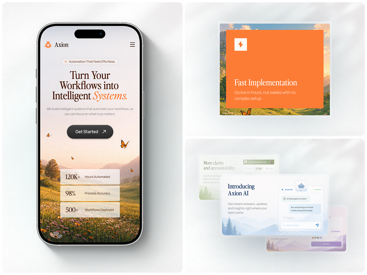 Axion — Workflow Automation & AI Productivity Mobile App Image 0
