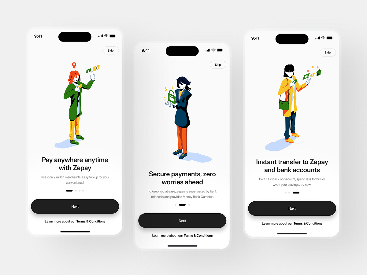 Super App Illustration System — Food & E-Commerce Image 0