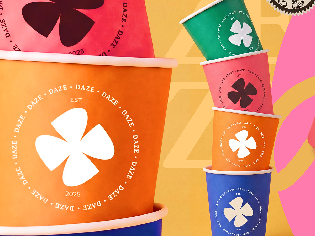 Daze — Bold Coffee Brand Identity & Packaging Design Image 0