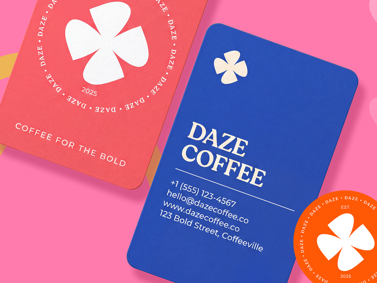 Daze — Bold Coffee Brand Identity & Packaging Design Image 1