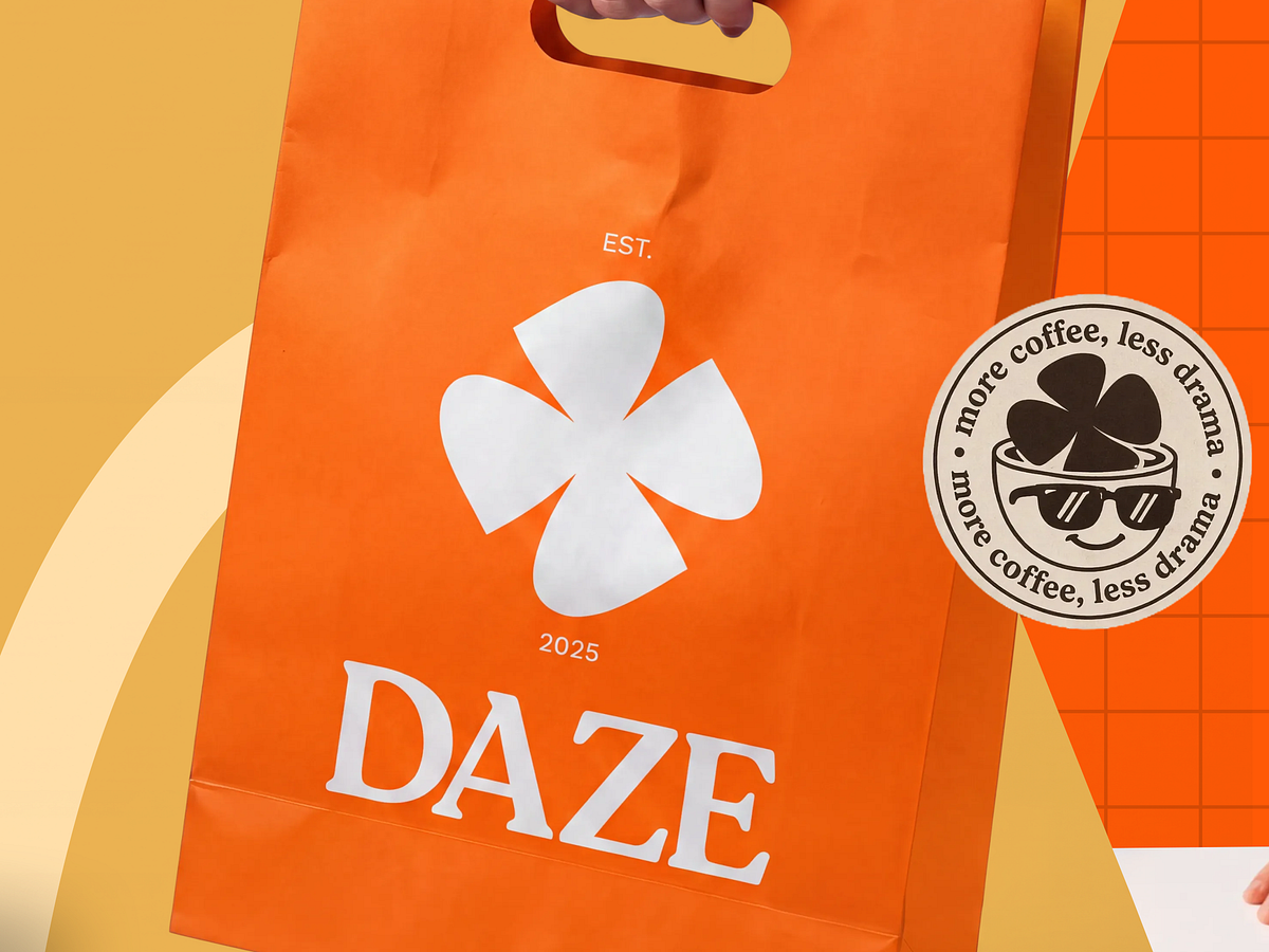 Daze — Bold Coffee Brand Identity & Packaging Design Image 3