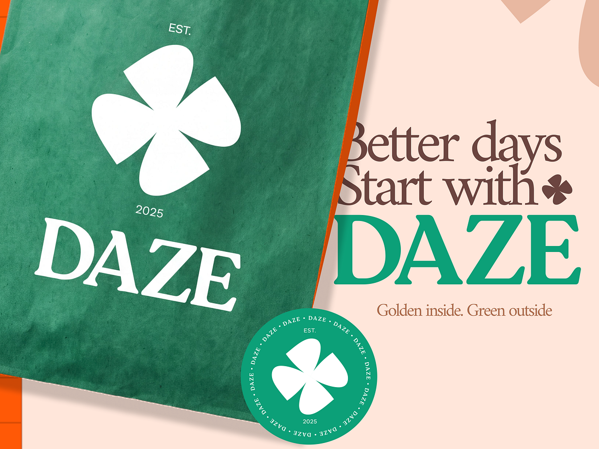Daze — Bold Coffee Brand Identity & Packaging Design Image 6