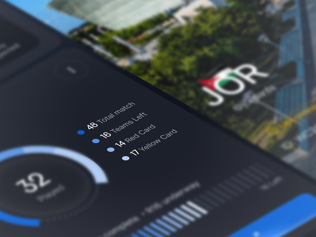 Kairos - Tournament Analytics Dashboard UI Design Image 1