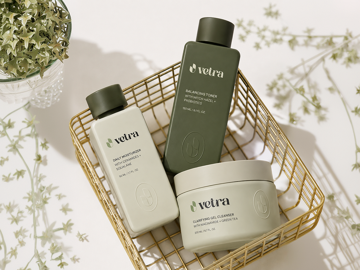 Vetra - Botanical Skincare Brand Identity Design Image 4