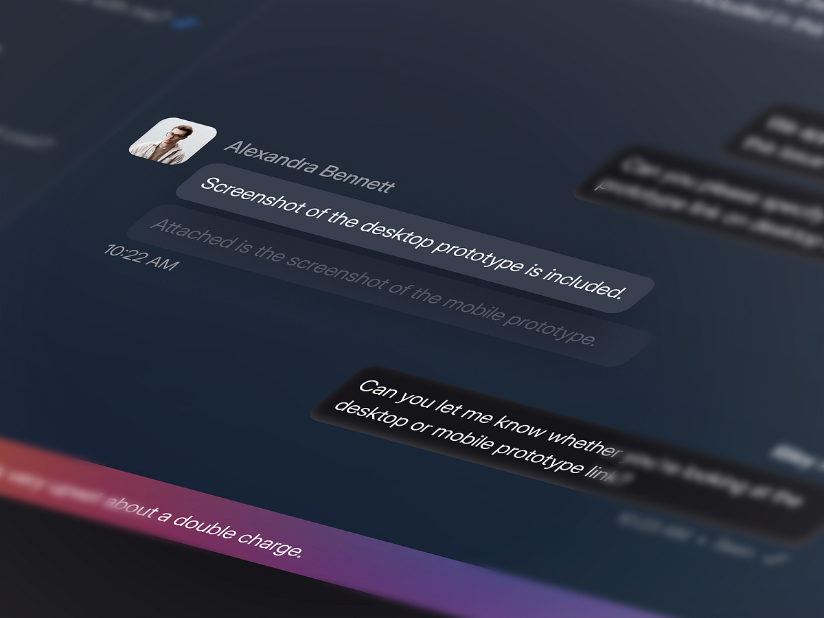AI Customer Support Dashboard UI Design Image 2
