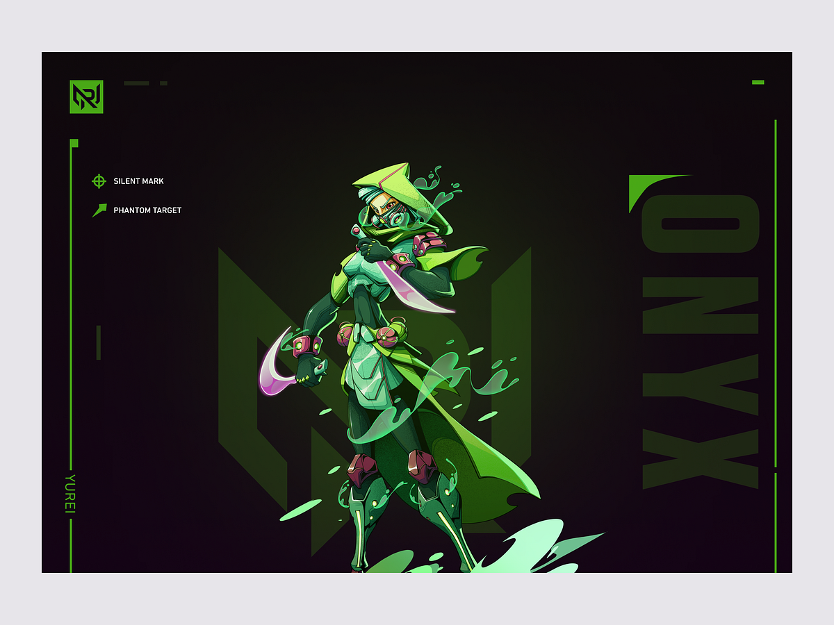 Ronin Neon - Cyberpunk Character Illustration & Card Design Image 7