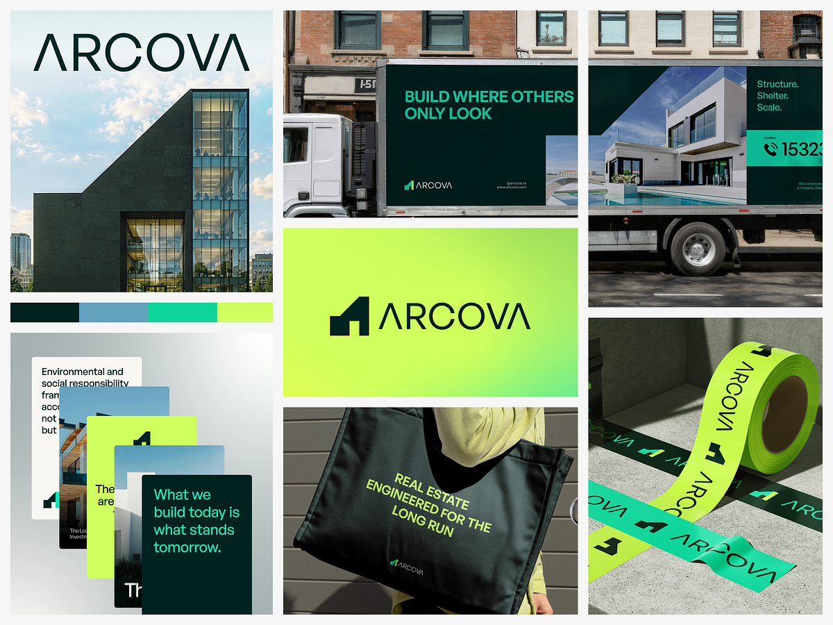 Arcova - Real Estate Brand Identity Design