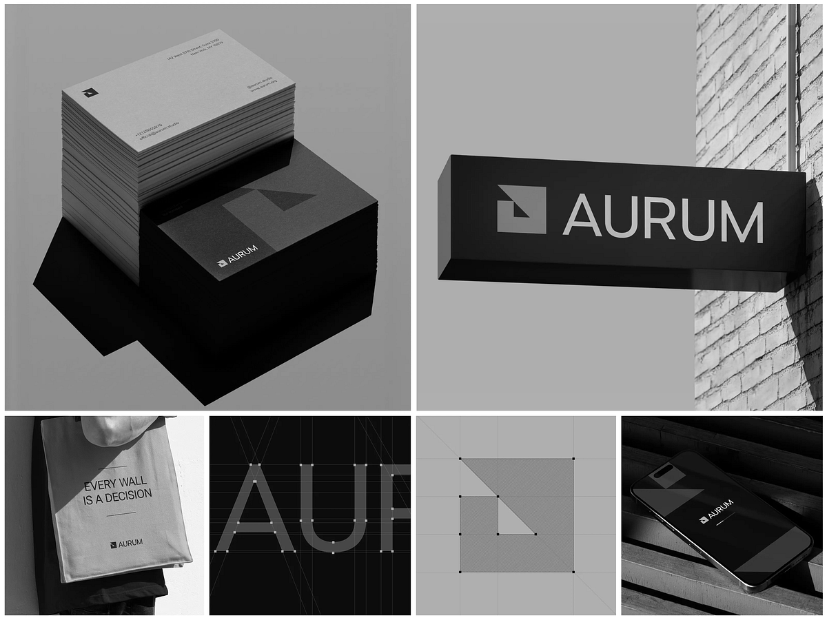 Aurum - Minimal Brand Identity Design
