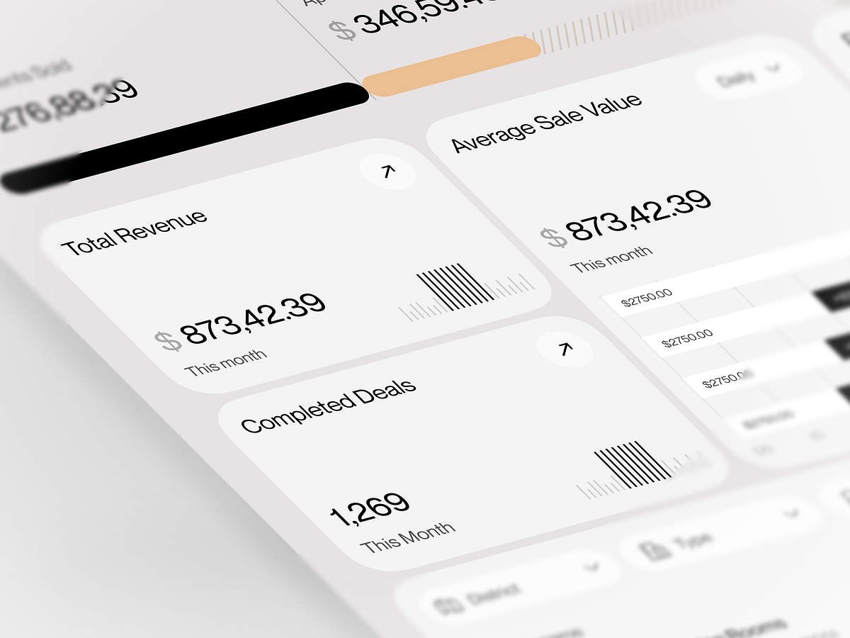 Aurex Living - Real Estate Dashboard UI Design Image 3