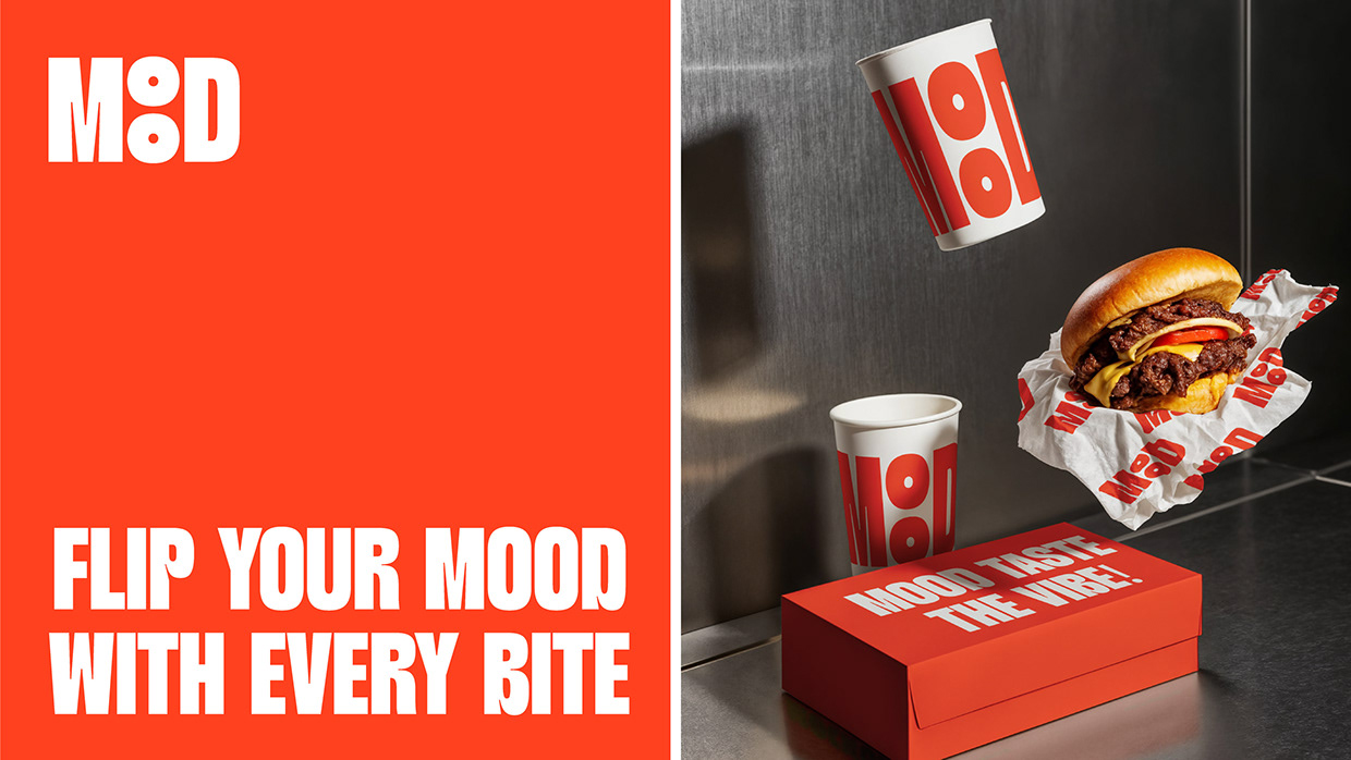 MOOD | Burger Logo & Branding Image 2