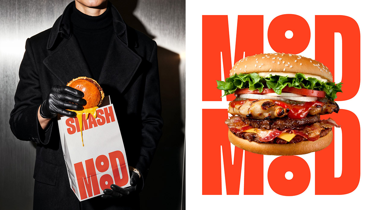 MOOD | Burger Logo & Branding Image 3