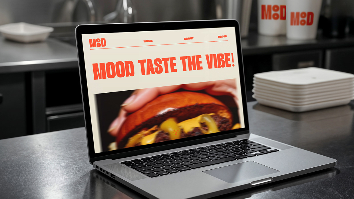 MOOD | Burger Logo & Branding Image 13