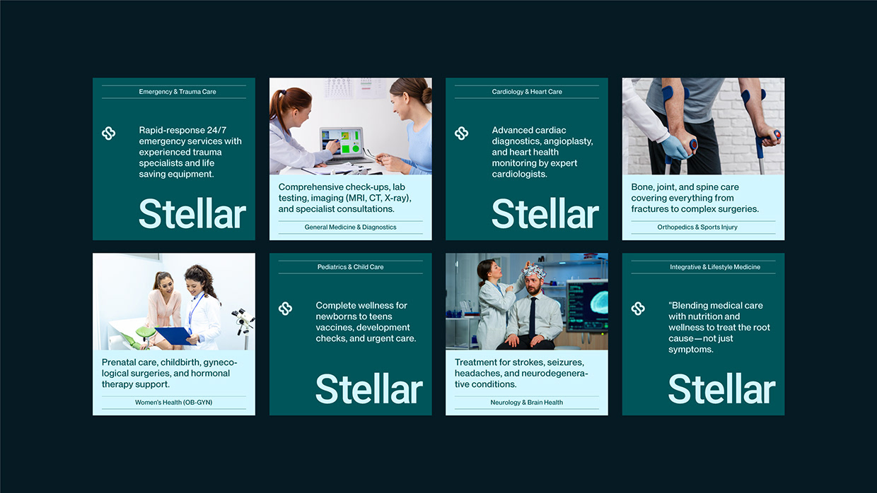 Stellar | Hospital - Logo & Brand identity Image 20