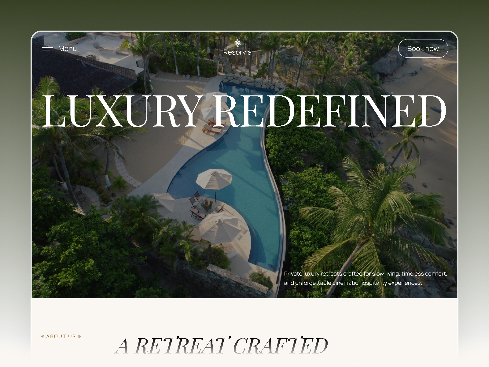 Resorvia: Responsive Real Estate Website Template by Pixcut Studio LLC — Framer Marketplace