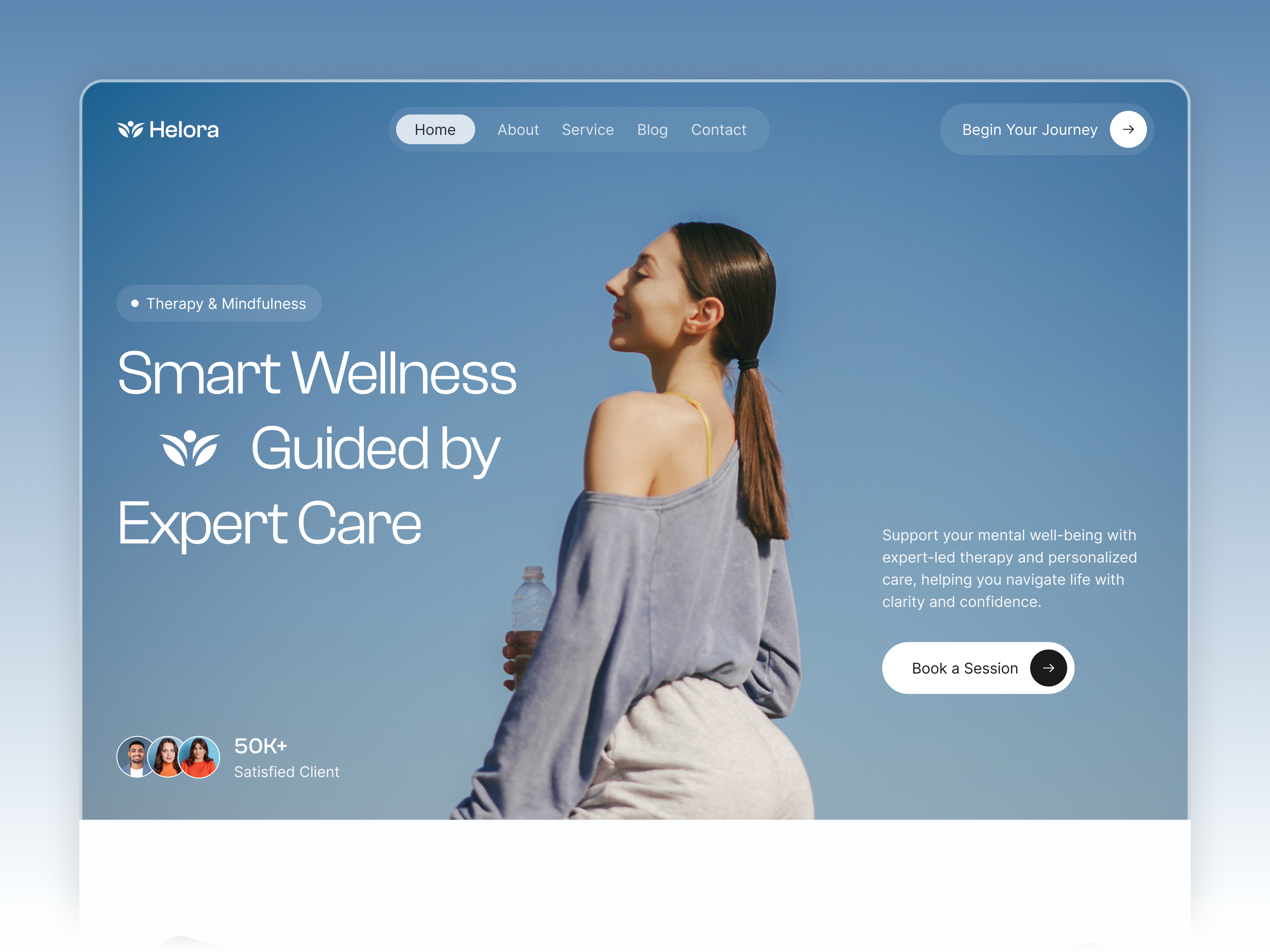 Helora: Responsive Health Website Template by Pixcut Studio LLC