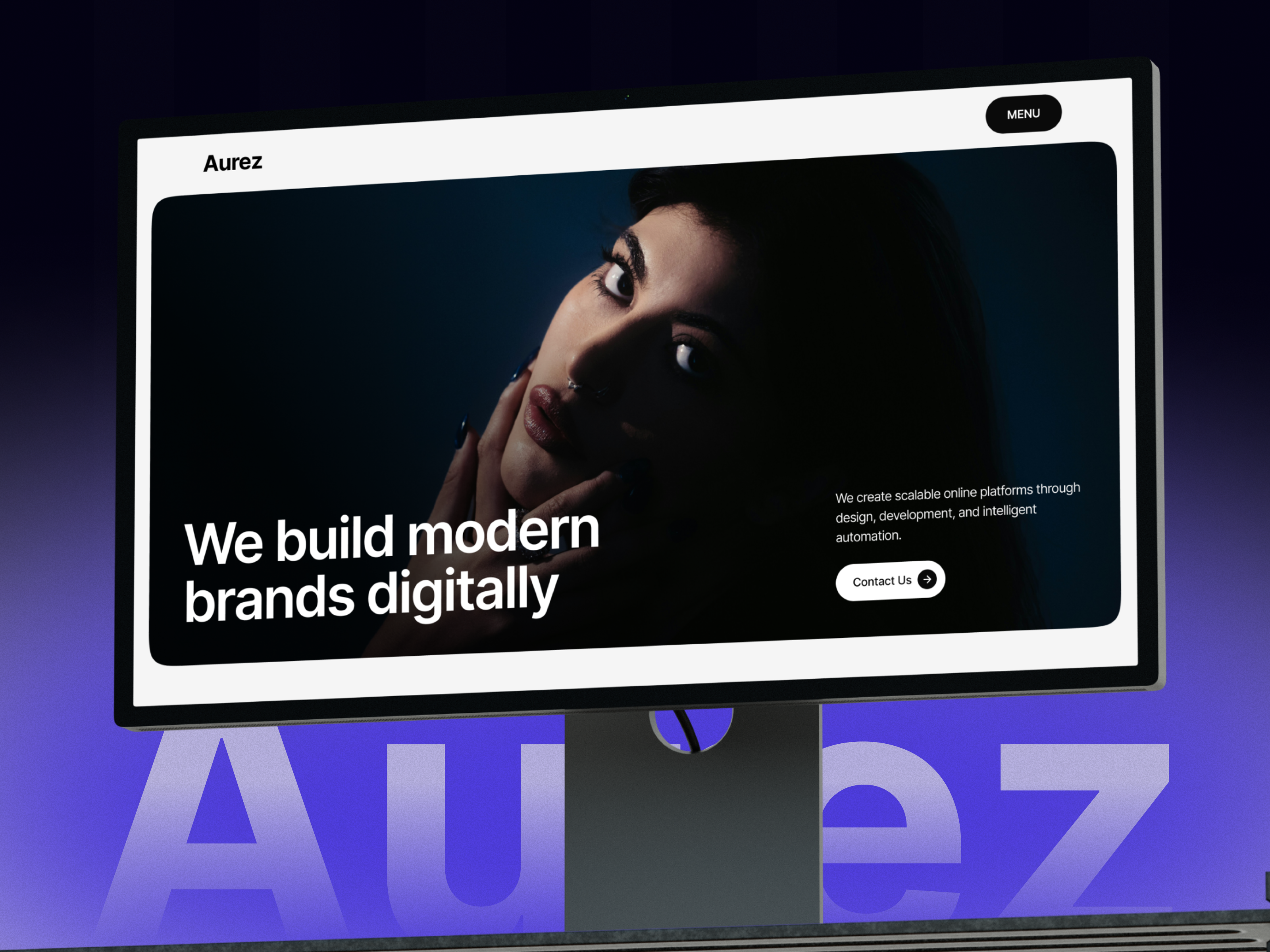 Aurez: Responsive Portfolio Website Template by Pixcut Studio LLC