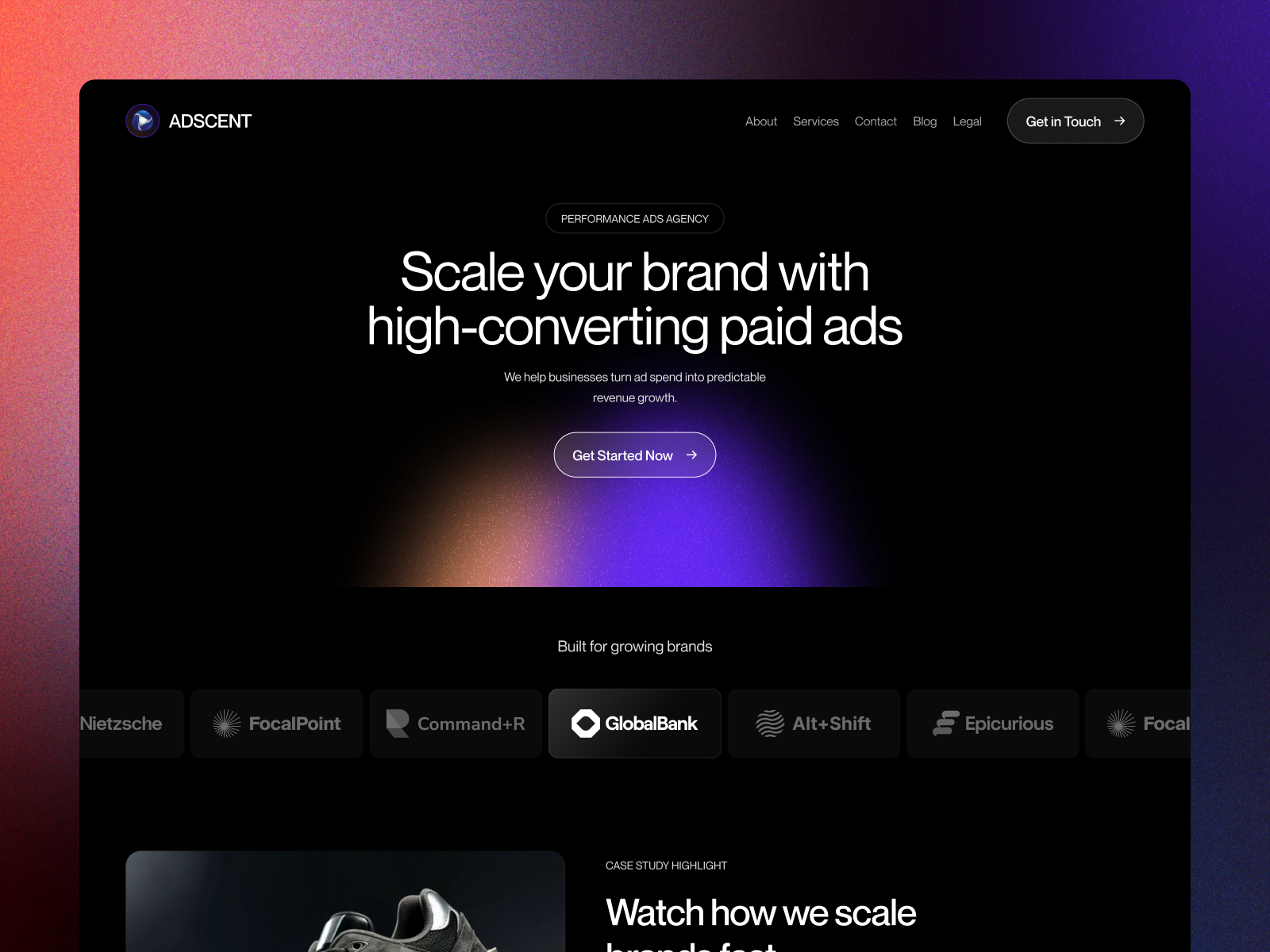 Adscent: Responsive Blog Website Template by Pixcut Studio LLC