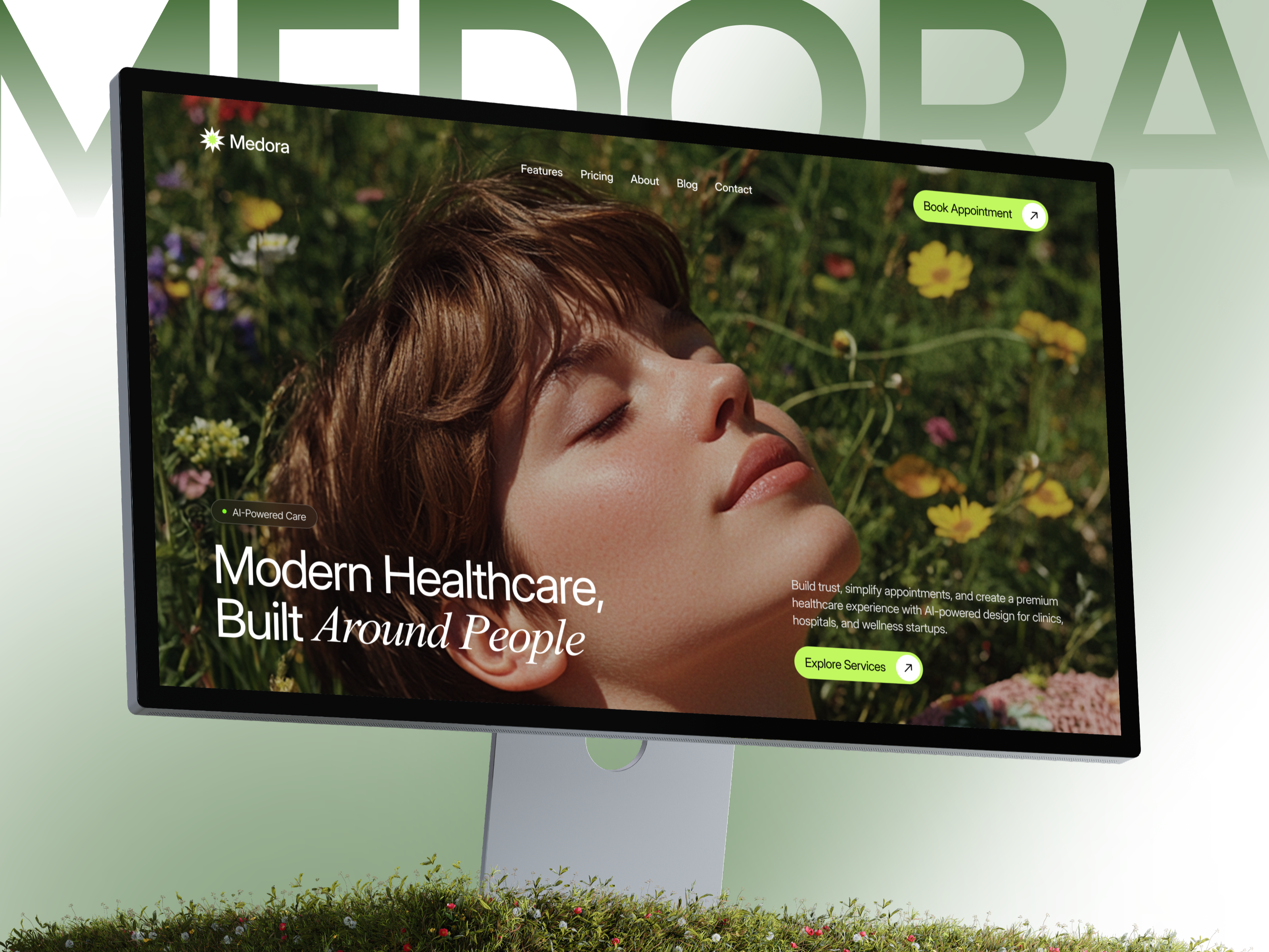 Medora: Responsive Health Website Template by Pixcut Studio LLC