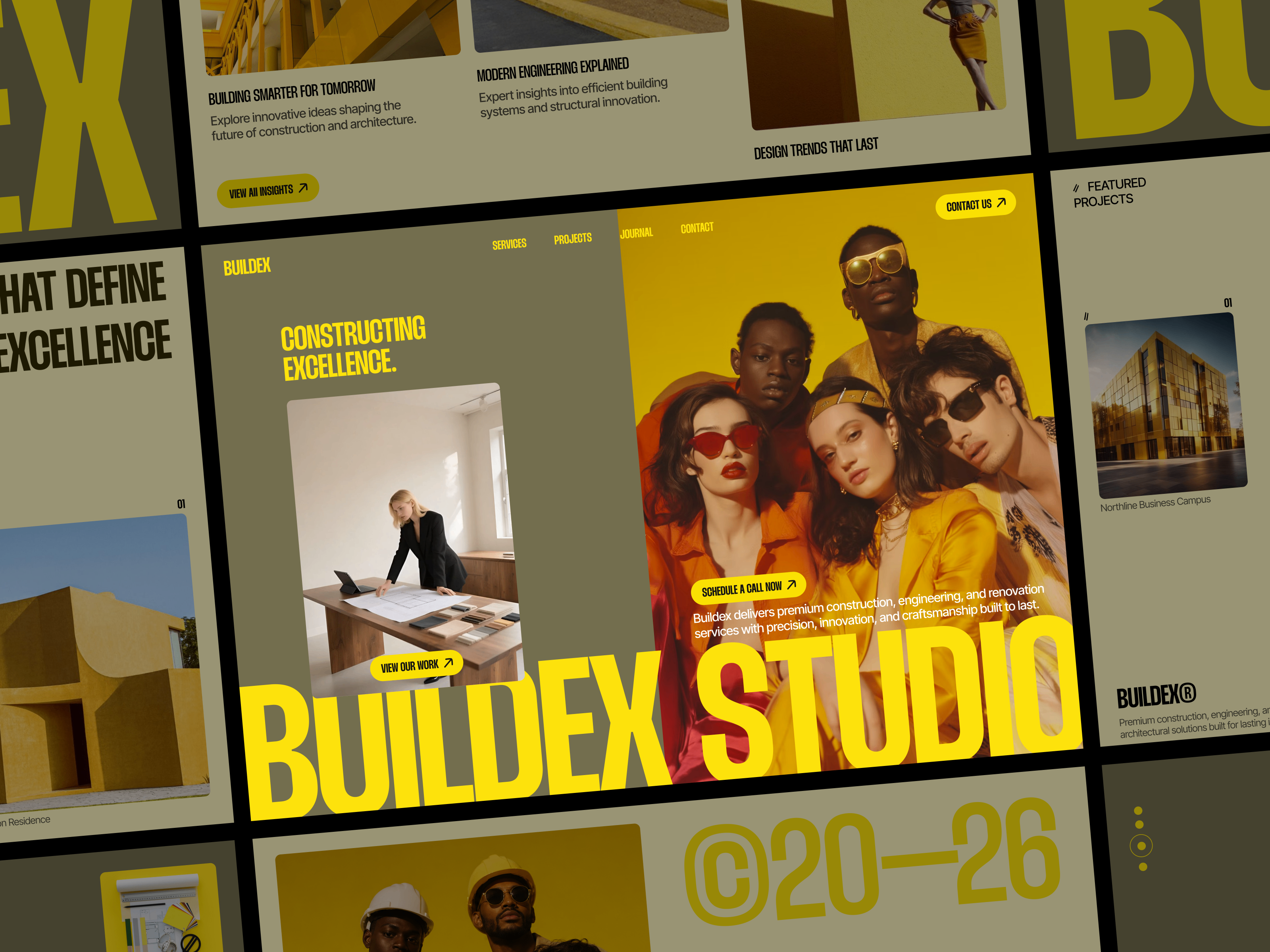 Buildex: Responsive Real Estate Website Template by Pixcut Studio LLC