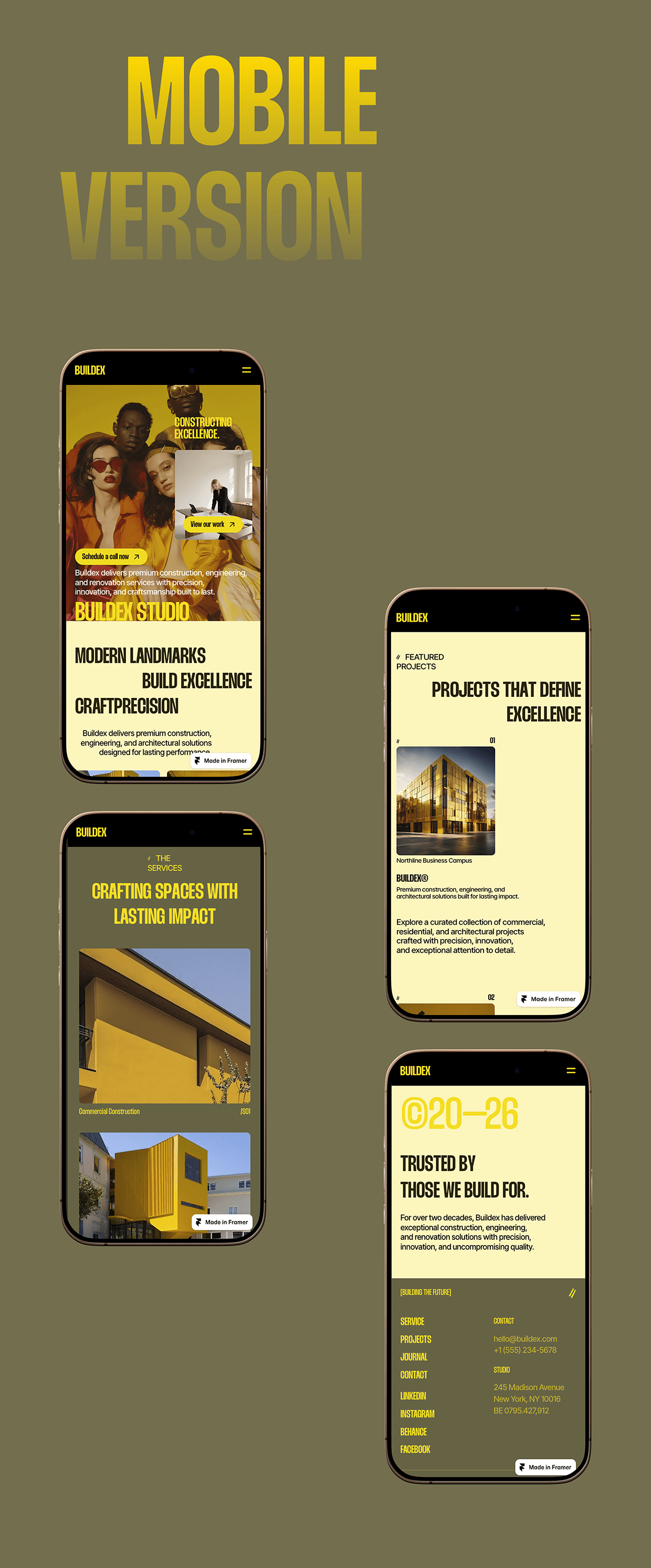 Buildex — Construction Agency Website Design Image 6