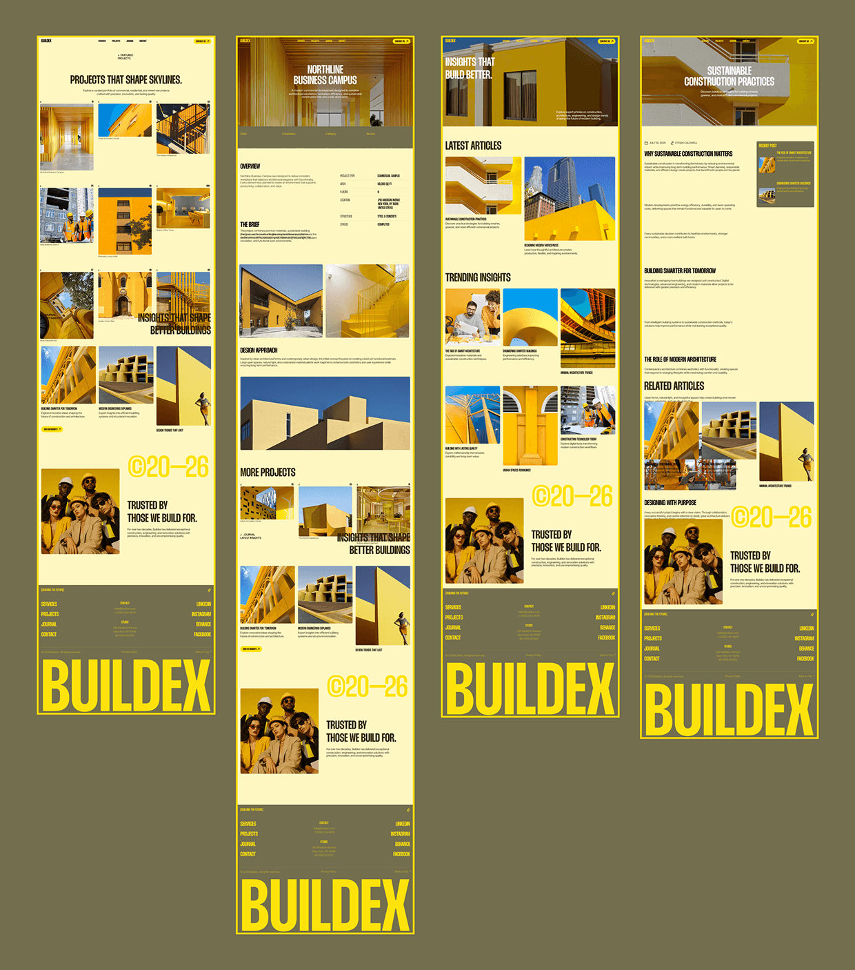 Buildex — Construction Agency Website Design Image 8