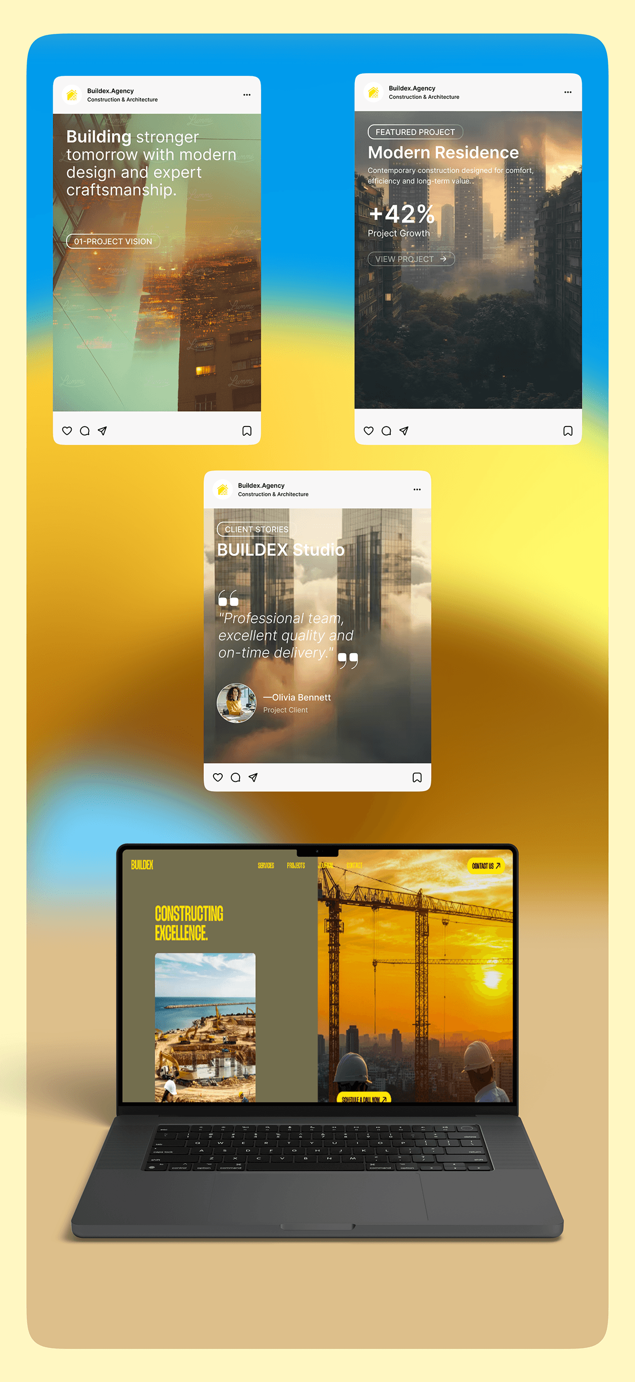 Buildex — Construction Agency Website Design Image 10