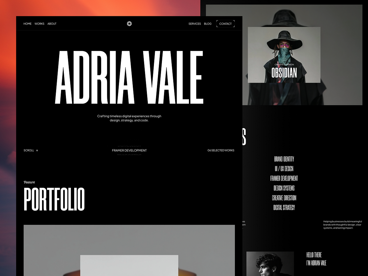 Adria Vale — Personal Portfolio & Creative Studio